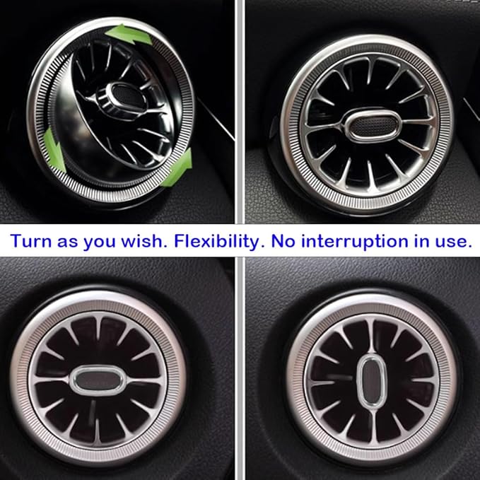 12 Colors Air Vent LED Ambient Light Atmosphere Lamp For Mercedes Benz W117 CLA-Class