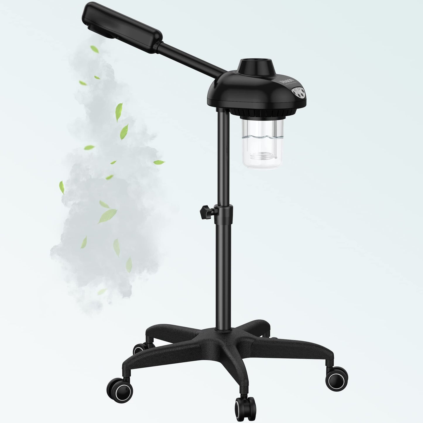 Tasalon Facial Steamer On Wheels - Face Steamer For Professional Skin Rejuvenation, Facial Steamer Kit For Home, Spa, Beauty Cli
