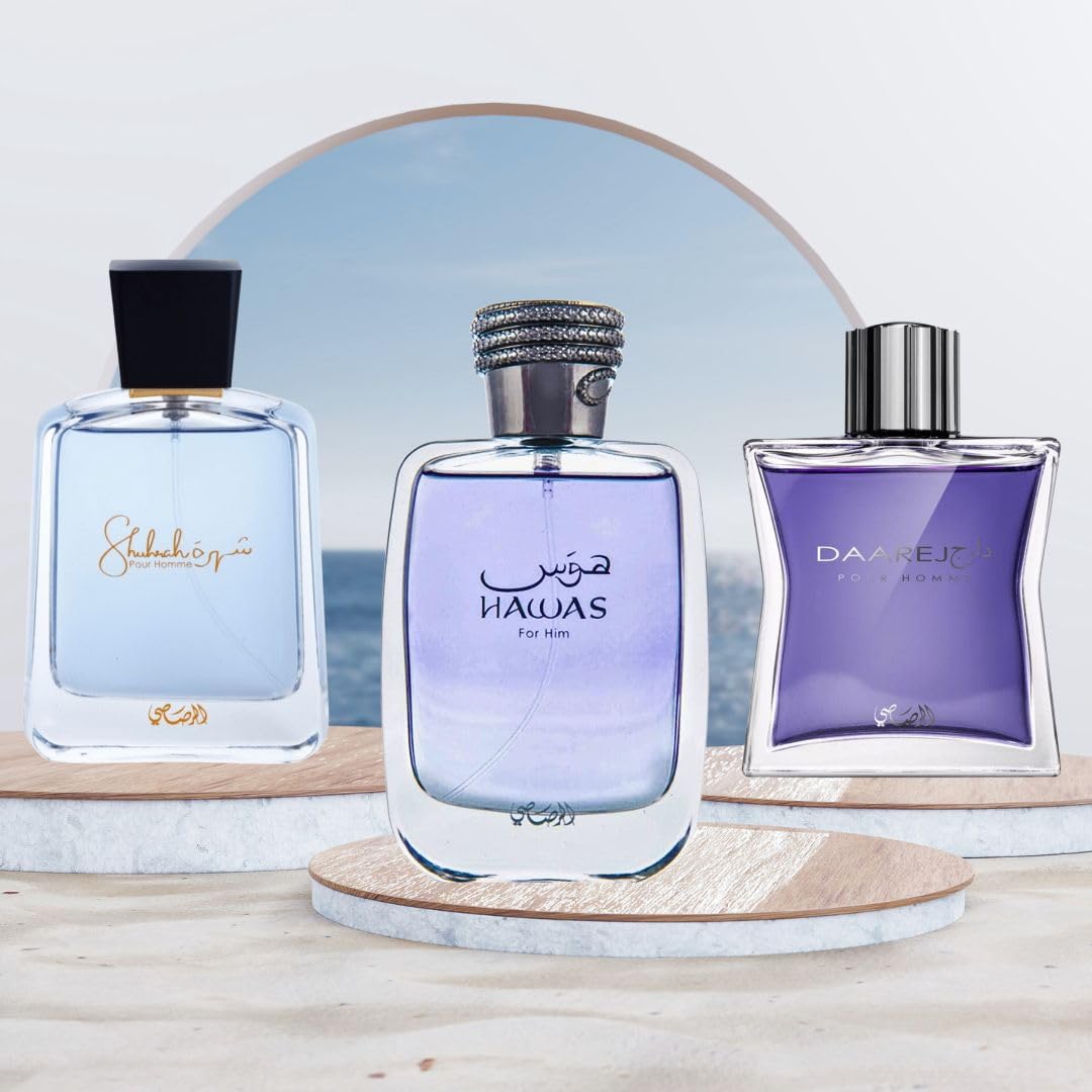 RASASI Hawas For Men | 100ML Long-Lasting Arabian Eau De Parfum - Bold Fragrance
