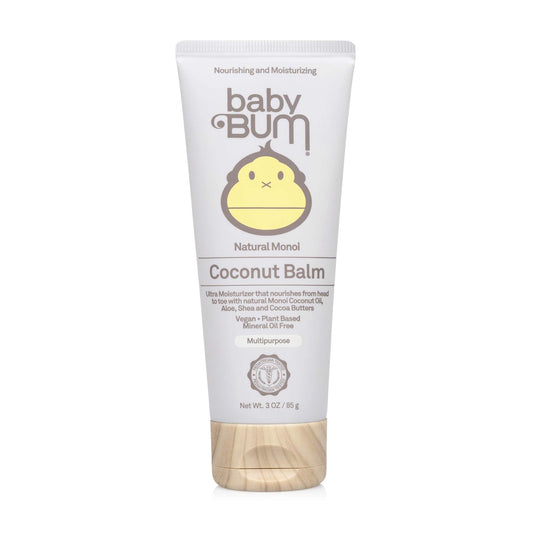 Baby Bum Monoi Coconut Balm | Natural Multipurpose Moisturizing Coconut Oil For Sensitive Skin With Shea And Cocoa Butter| Natur