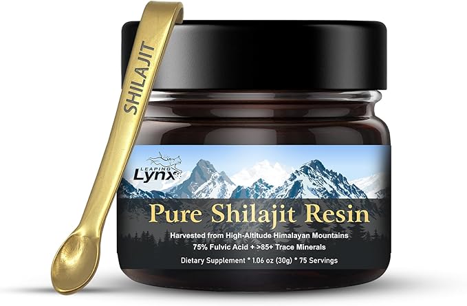 Himalayan Shilajit Resin [1,000 mg] Pure Shilajit Organic Natural ||Gold Grade|| Alpine Harvested, Sun-Dried, & Lab Purified for Men & Women, Max Potency >75% Fulvic Acid & 85+ Trace Minerals
