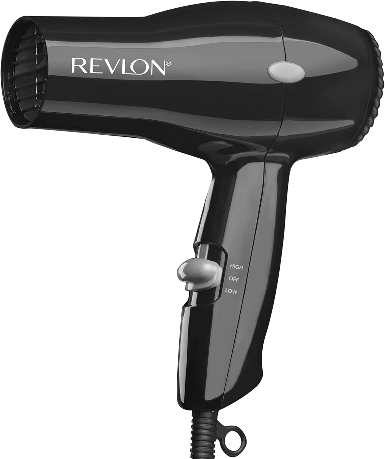 REVLON 1875W Travel Hair Dryer – Lightweight, Salon-Style Blowouts | Black