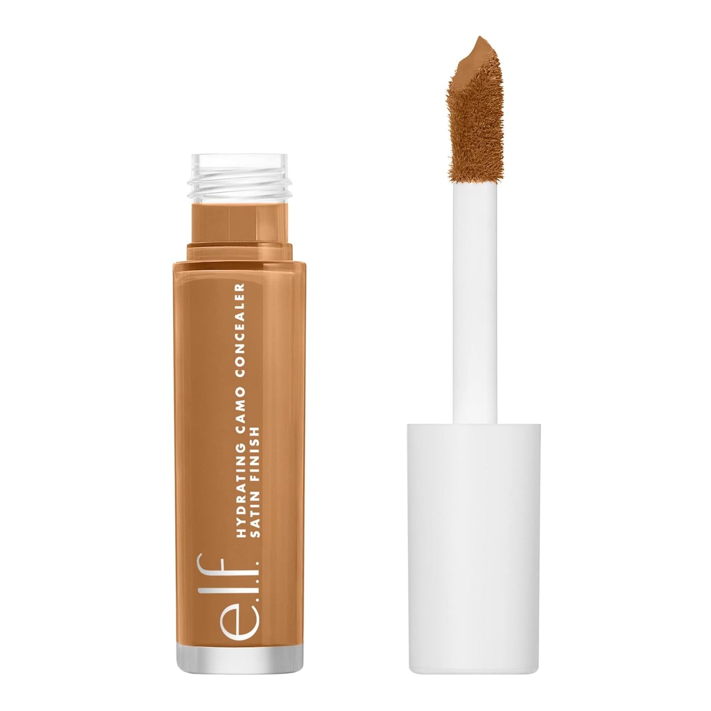 e.l.f. Hydrating Camo Concealer | Full-Coverage, Satin Finish | Vegan, Rich Chocolate