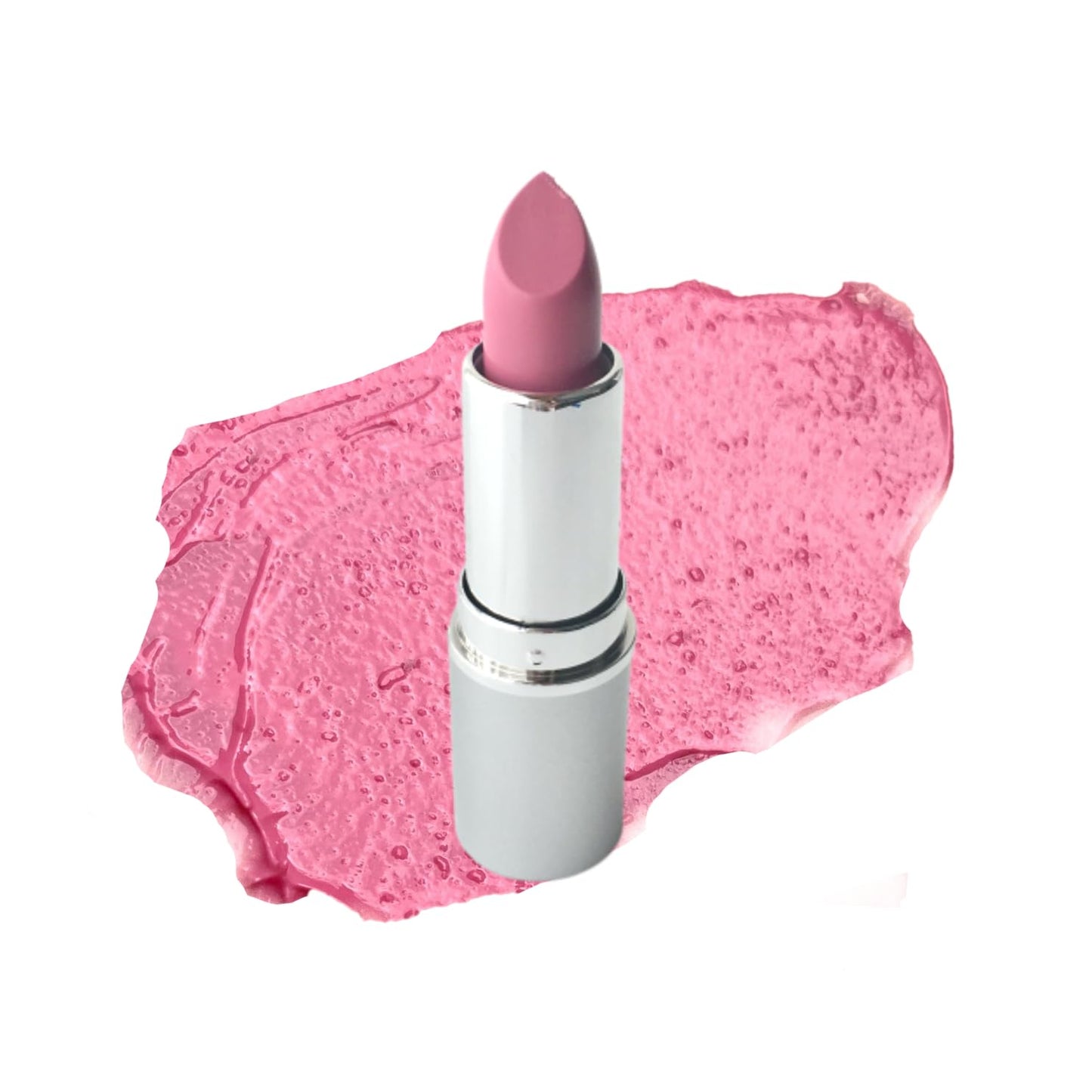 Honeybee Gardens Truly Natural Long Lasting Lipstick, Valentine, True Medium Pink, Naturally Hydrating & Nourishing, Vegan, Glut