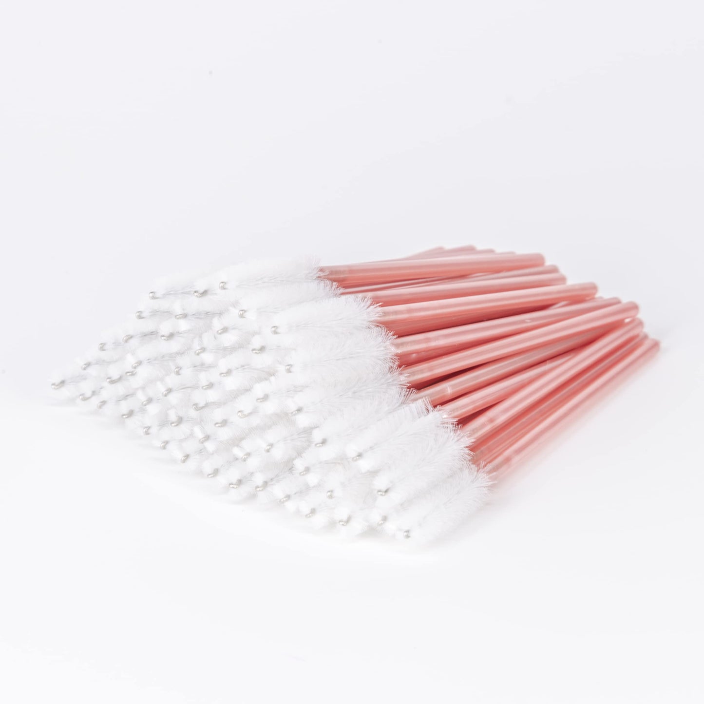 I-Laesh 100 Pcs Disposable Eyelash Brushes - Mascara Wands, Spoolies For Eyelash Extensions, Eyebrow Makeup Supplies Kit Glitter