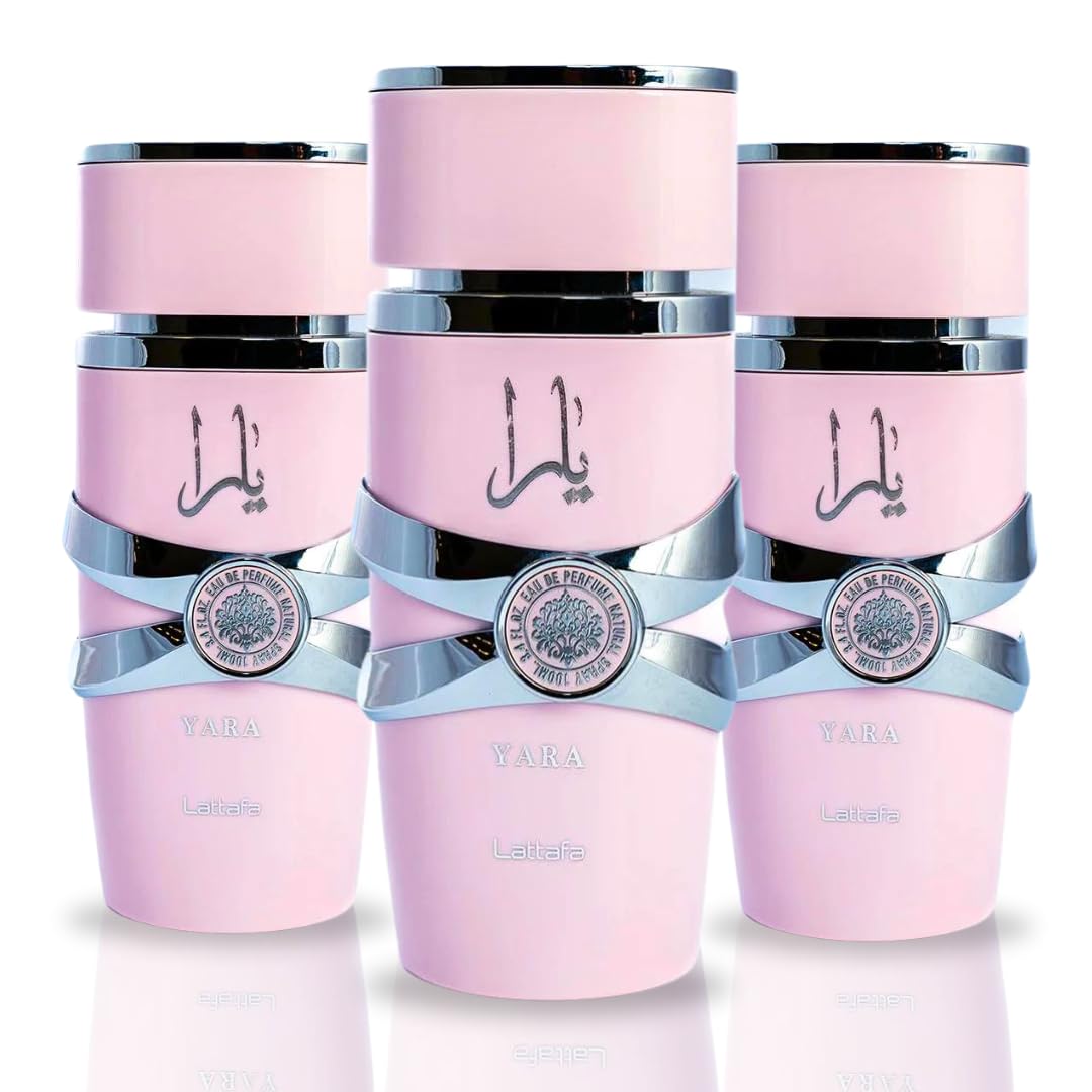 Lattafa Women's Fragrance Bundle | 2 x 3.4 Oz Yara & Yara Candy Eau De Parfum