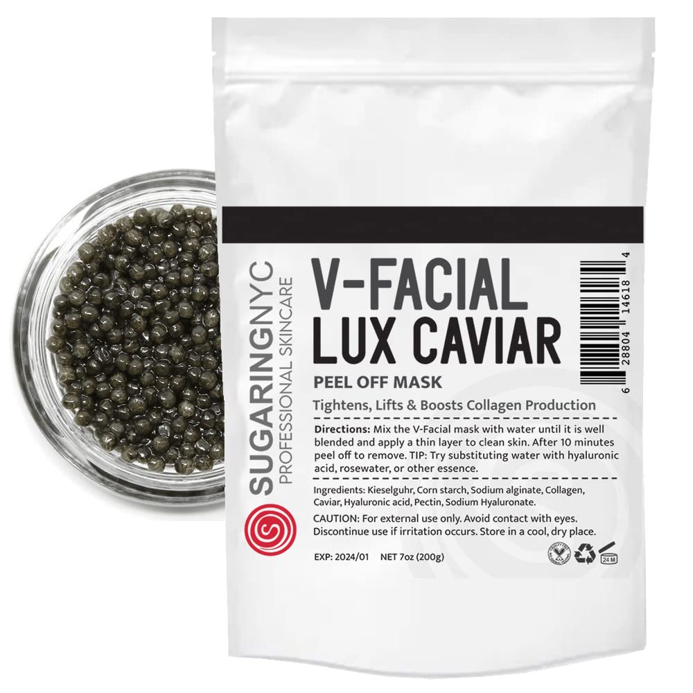 Sugaring Nyc Vajacial Mask Black Caviar With Black Caviar Microelements V-Facial 7Oz 200G