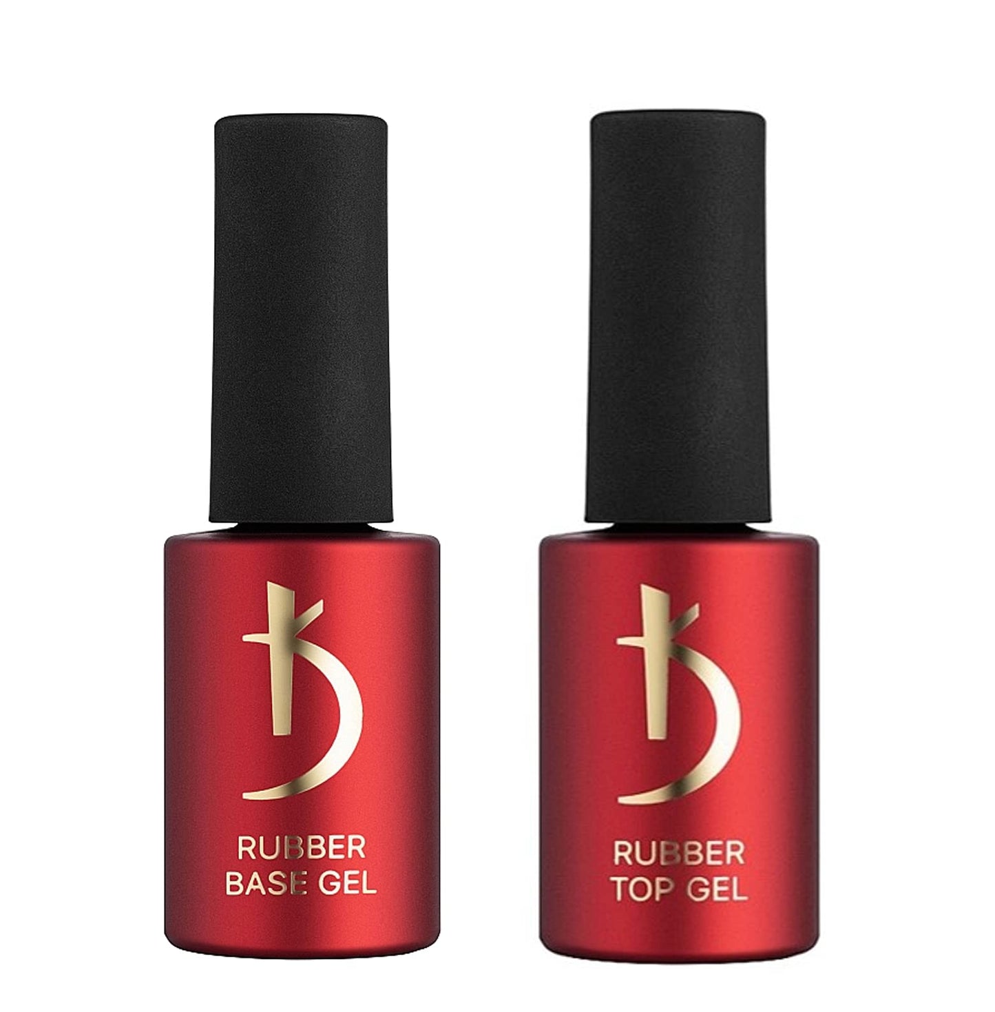 Professional Rubber Top & Base Gel Set By Kodi | 15Ml 0.5 Oz | Soak Off, Polish Fingernails Coat Kit | For Long Lasting Nails La