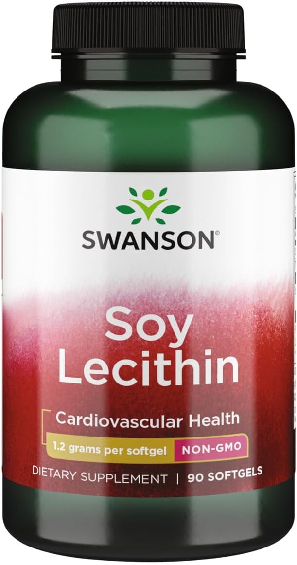 Swanson Soy Lecithin Non-GMO 1.2 G 90 SGEL