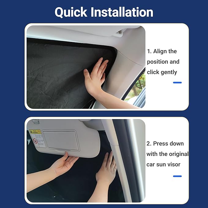 Car Windshield Sun Shade with Storage Pouch, Foldable Laser Titanium Silver Front Window Shield Blocker Screen Visor Protector Cover, Keep Interior Cool, Universal Fit for Car,Truck,SUVs (L)