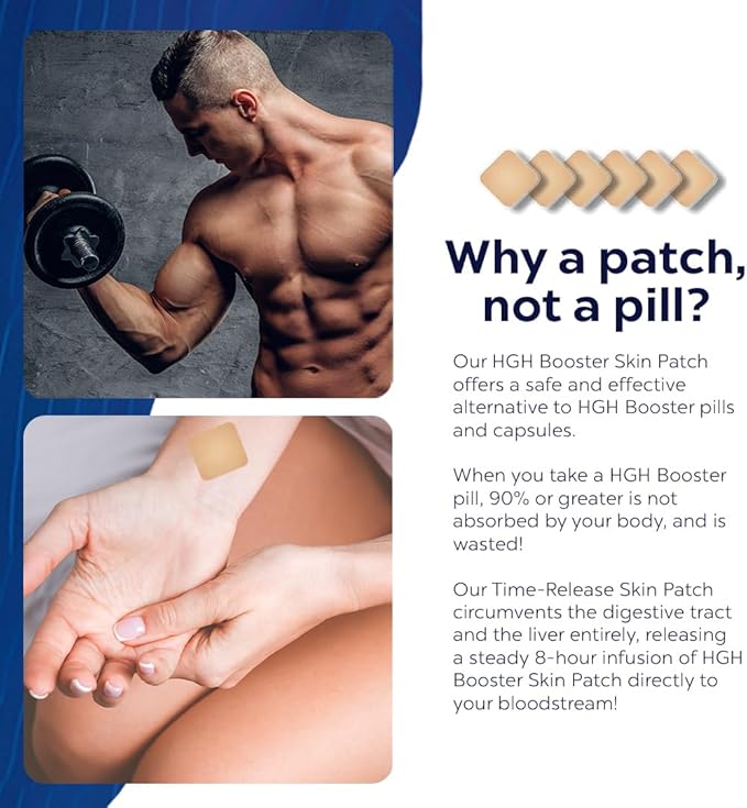 MAXIMIZE HQ H.G.H Patches - 8 Hour Time-Release - Supports Overall Well-Being - Gluten Free - Certified Vegan