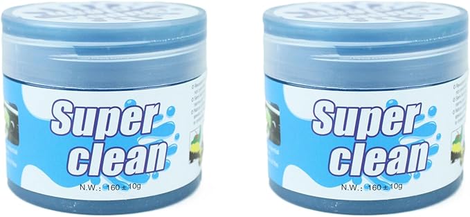 Car Cleaning Gel for Ford Bronco 2021 2022 2023 2024 2025, 200g × 2 Pack Car Interior Cleaner Slime, Auto Detailing Tools, Auto Dust Car Crevice Cleaner