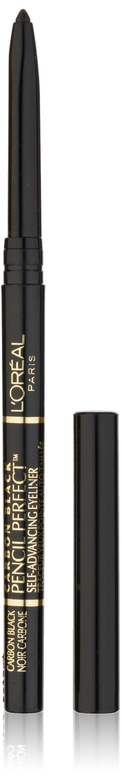 L'Oreal Paris Pencil Perfect Self-Advancing Eyeliner, Carbon Black, 0.01 Fl; Oz.
