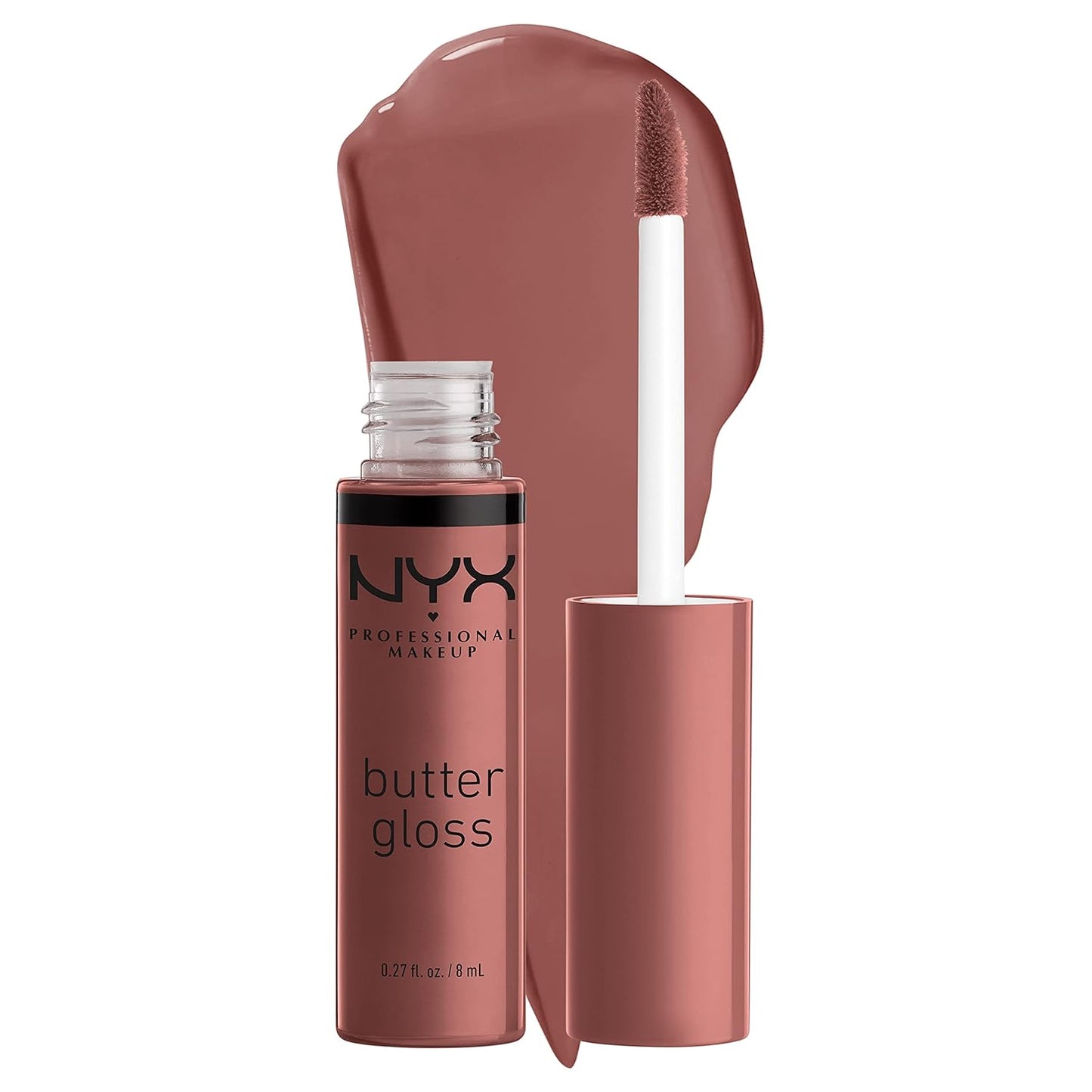 NYX Butter Gloss | Brown Sugar Non-Sticky Lip Gloss for Smooth Lips