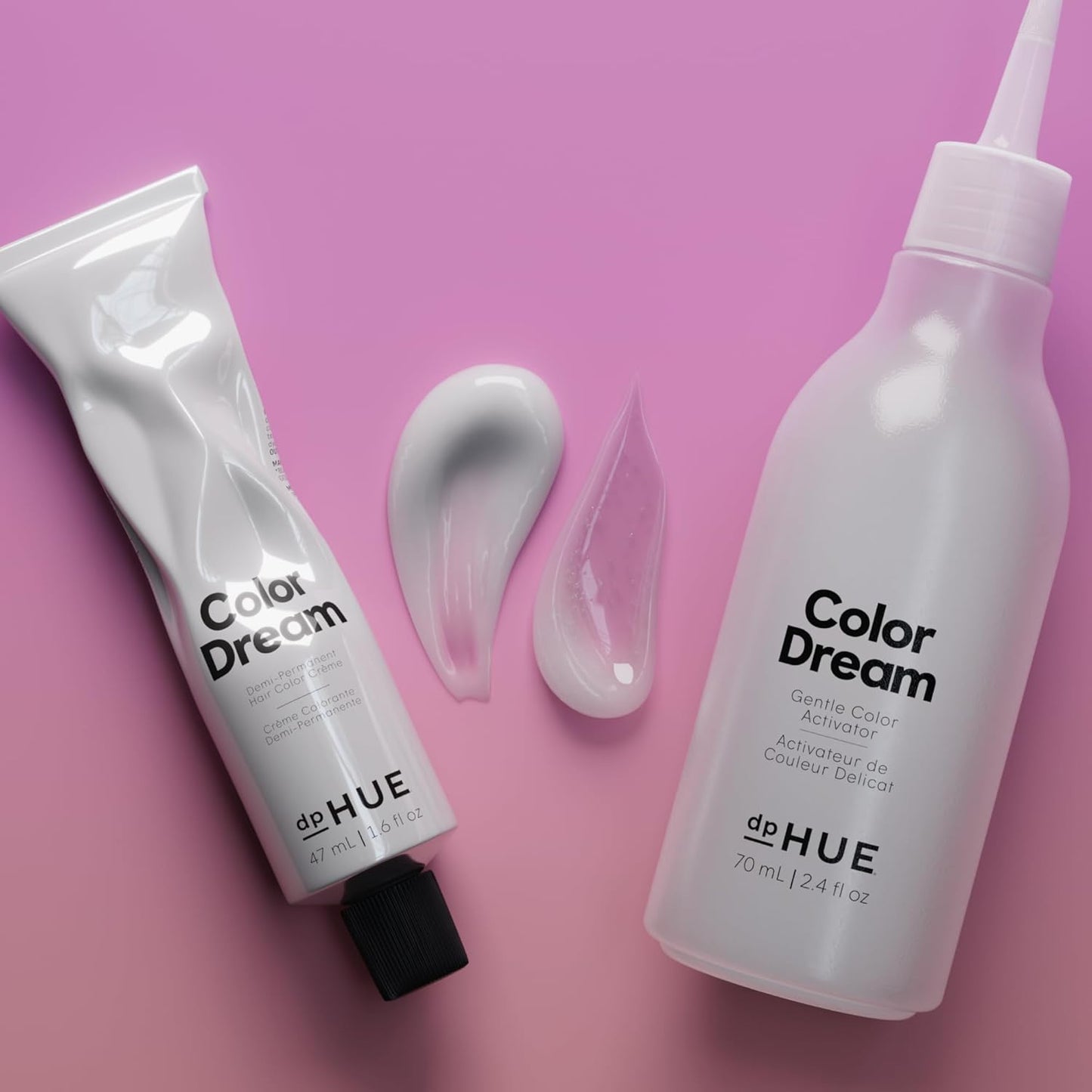 dpHUE Color Dream, Light Brown - Ammonia-Free, Demi-Permanent Hair Color - Lasts 16 Washes - Boosts Shine - Cruelty Free, Paraben Free, Sulfate Free, Leaping Bunny Certified - 4 oz