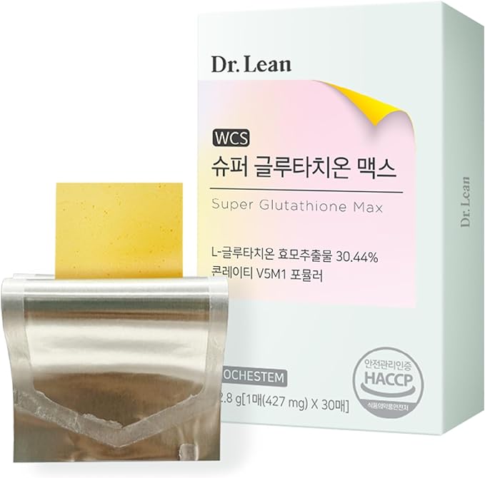 Dr. Lean Super Glutathione Max - Orally Disintegrating Edible Film for Skin Health | Fast Absorption, High Purity, Rich in Vitamins, Niacin, and Hyaluronic Acid (3 Packs)