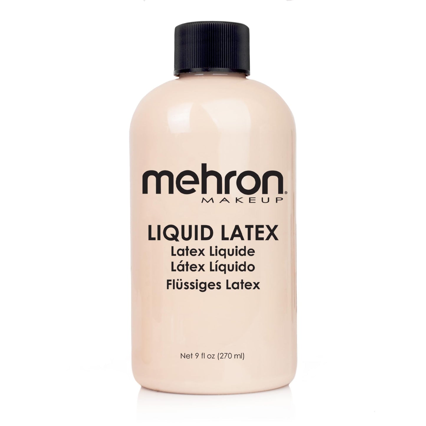 Mehron Makeup Liquid Latex For Special Effects| Halloween| Movies, Light Flesh - 9 Ounce