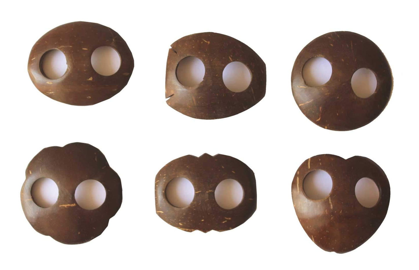 Mango Gift's Tropical Elegance: Premium Quality Brown Sarong Pareo Coconut Shell Buckle