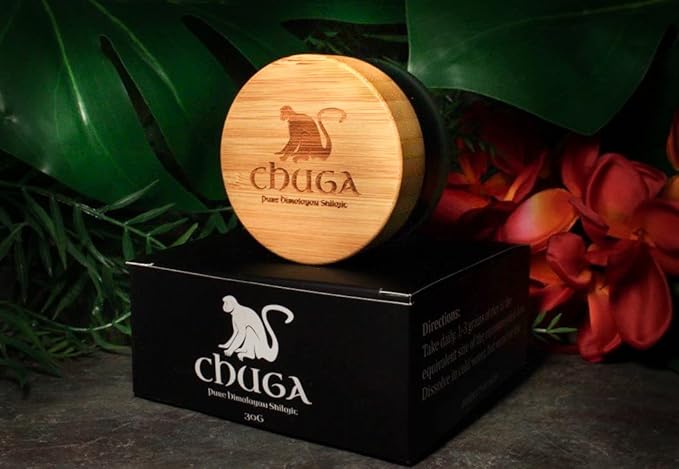 Chuga's Pure Himalayan Shilajit Resin | Naturally Sourced Grade A Shilajit, Organic Shilajit Harvested 16,000 Feet | Lab Tested in USA, 74+ Fulvic Acid | 100 Servings per 20 Gram Jar (Pack of 2)