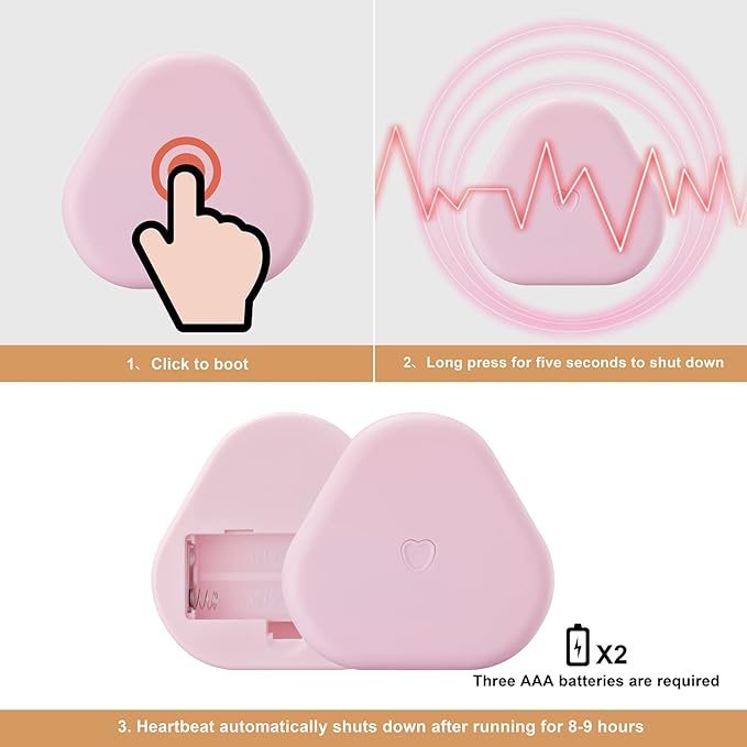 Puppy Heartbeat Toy Heartbeat Stuffed Toy for Dogs, Dog Heartbeat Toy for Pet Anxiety Relief Sleep Aid Cuddle Comfort Calming Crate Kennel Training, Puppy Essentials