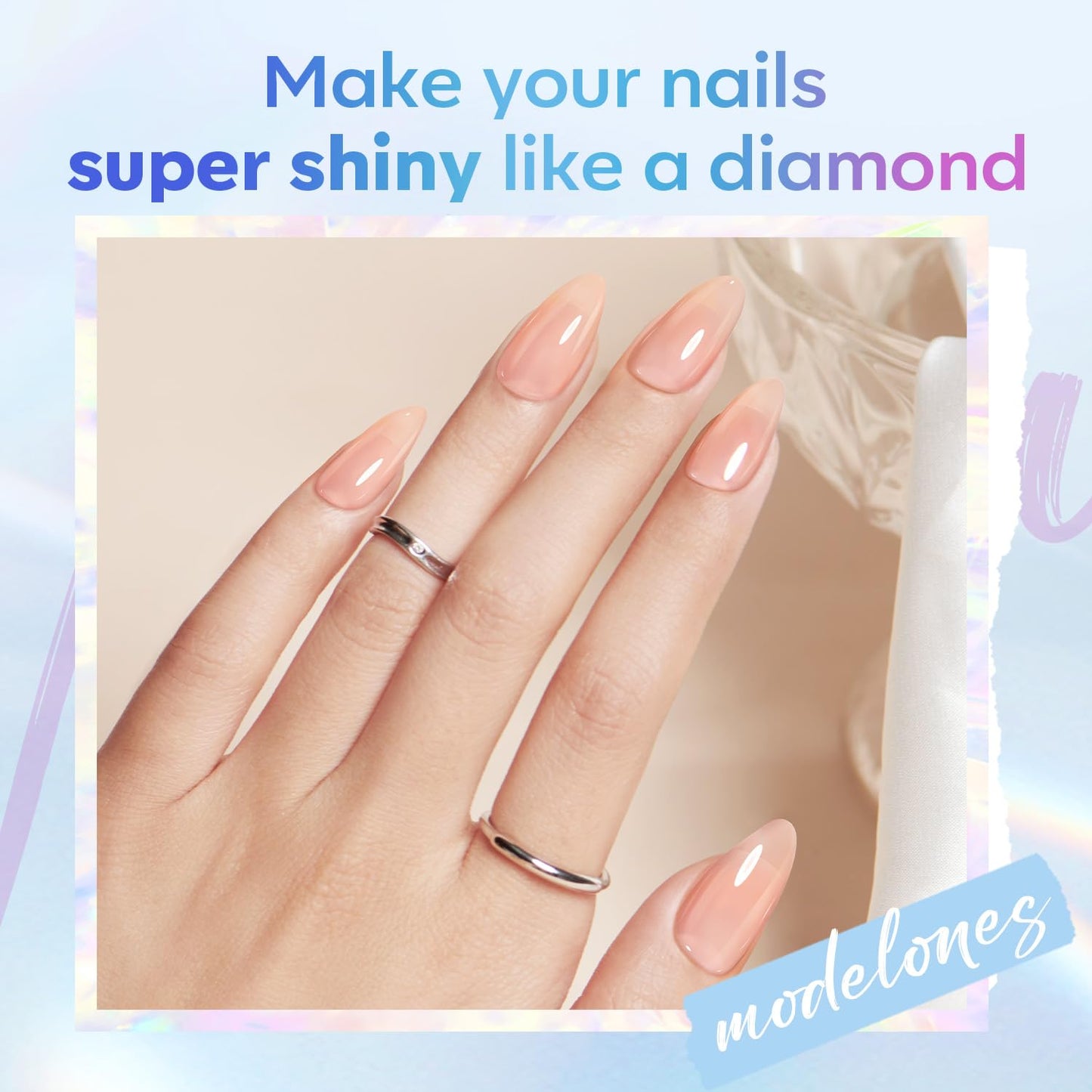 Milky White Rubber Gel Base Coat | 6-in-1 Builder for Strong Nails