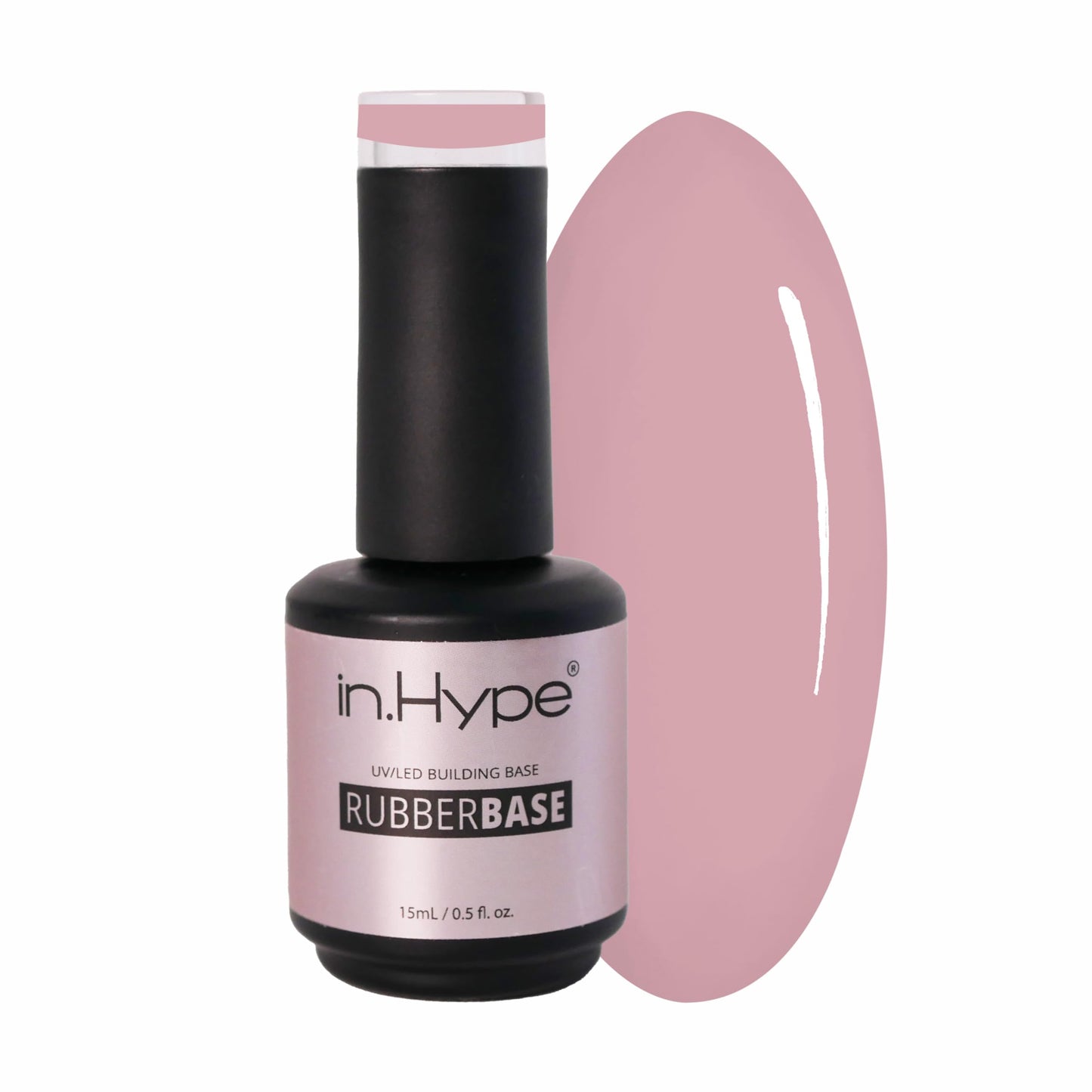 N.Hype Elastic Rubber Base Coat. Uv/Led Curable. Correcting Coating With Enhanced Adhesion. Soak Off   (Almond)