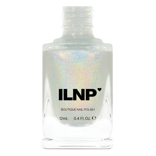 Ilnp My Private Rainbow (Linear & Scattered) - Holographic Spectraflair Nail Polish Top Coat