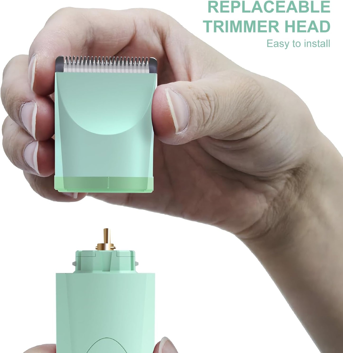 Electric Body Hair Trimmer | Groin & Bikini Trimmer for Men & Women | Waterproof, USB Rechargeable
