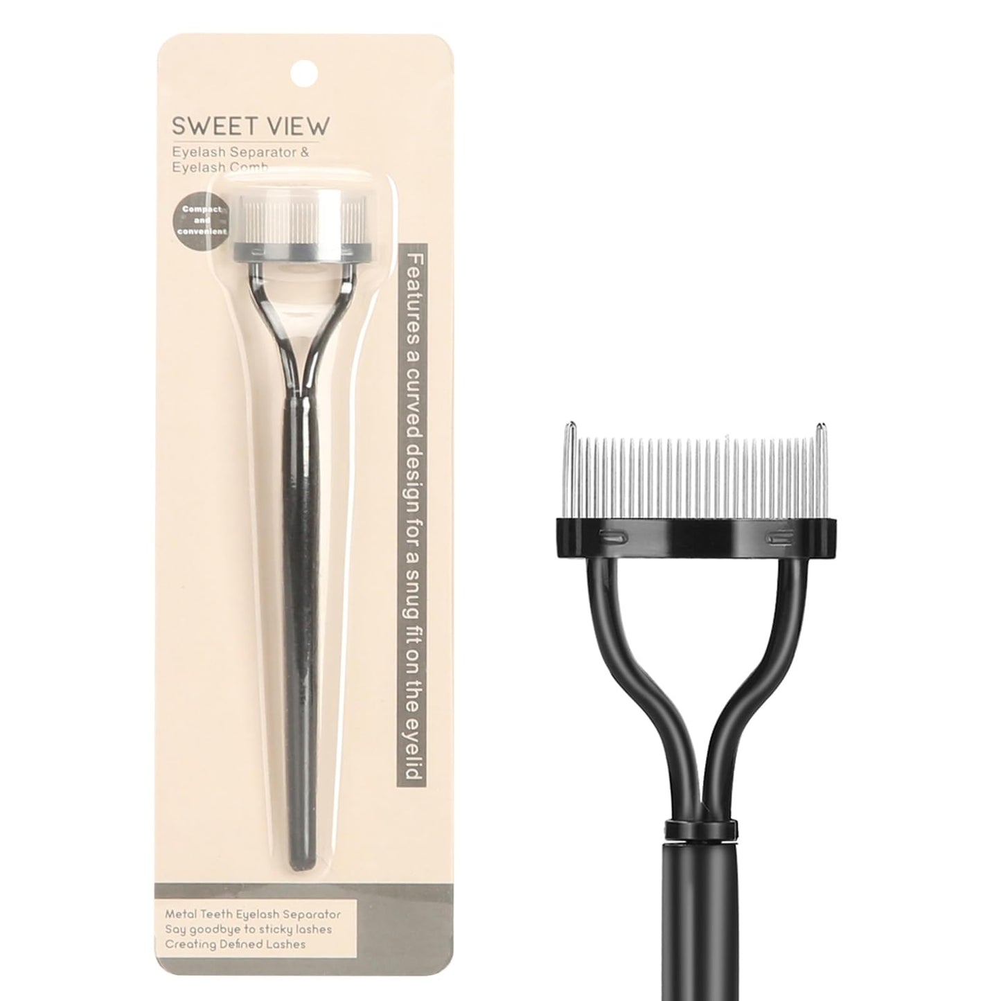 Sweet View Eyelash Comb Lash Separator Brush Mascara Clump Remover Professional Eye Makeup Tools