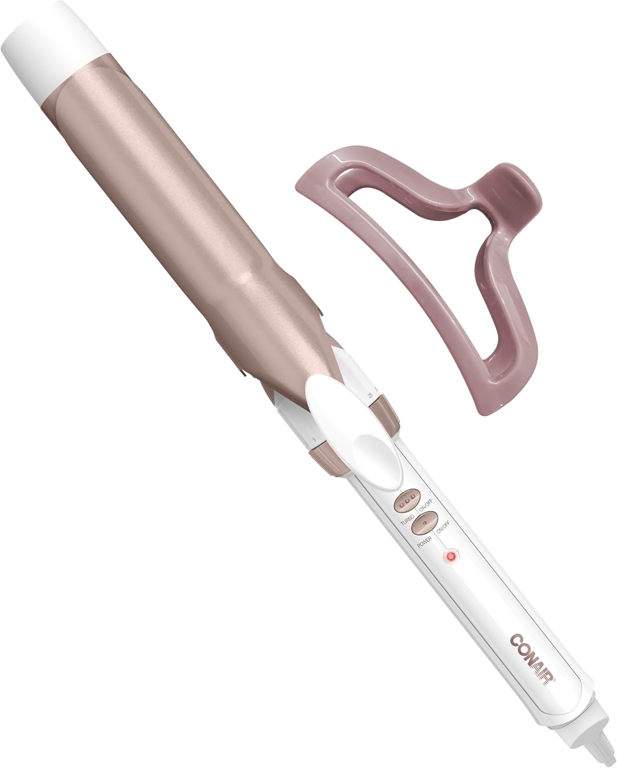 Conair Double Ceramic 1/2-Inch Curling Iron | Spiral Curls for Short Hair