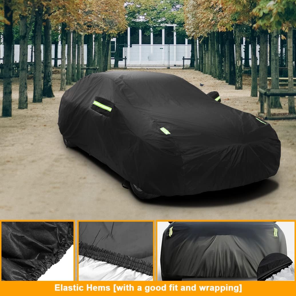 Custom Waterproof Car Cover Compatible with Lexus is 2025-2006 IS300 IS350 IS500 IS250 IS200, All-Weather Car Covers with Cotton Lining, All-Season Rain Sun Snow UV Cover for Outdoor Indoor