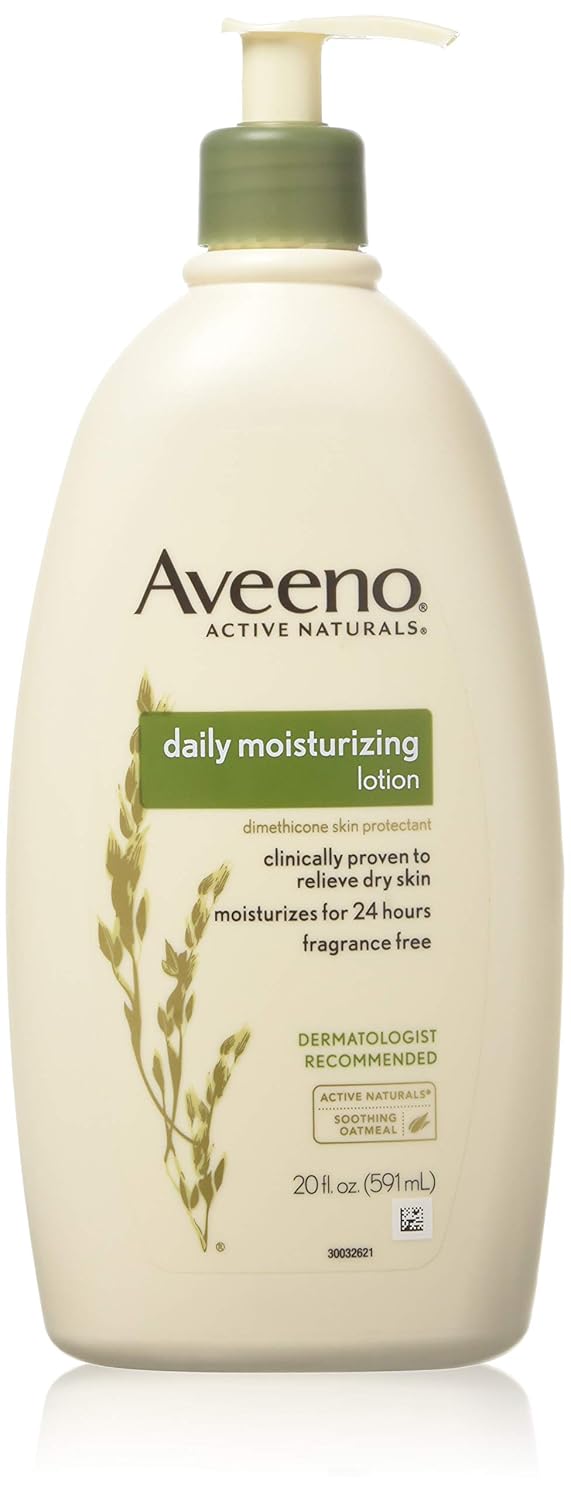Aveeno Daily Moisturizing Lotion | 2-Pack | 20 Fl Oz Pump | Hydrating