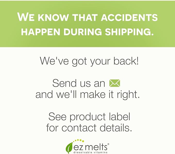 EZ Melts Dissolvable Melatonin, 5 mg, Sugar-Free, 2-Month Supply, Cool Mint-Flavored