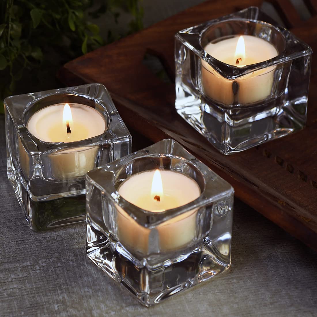 DEYBBY Natural Scented Soy Wax Tealight Candles Bulk, Jasmine Aromatherapy Luxury Tea Candle Set of 36-4 Hour Burning Great Gift for Valentine's Day