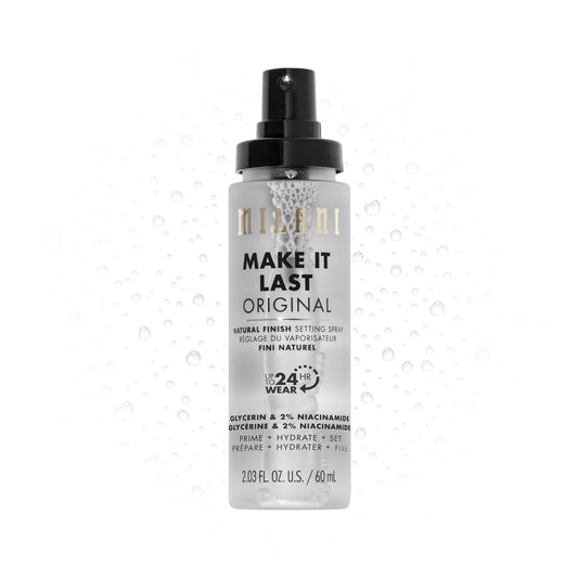 Milani Make It Last Original - Natural Finish Setting Spray 3-In-1 Setting Spray And Primer- Prime + Correct + Set Makeup Finish