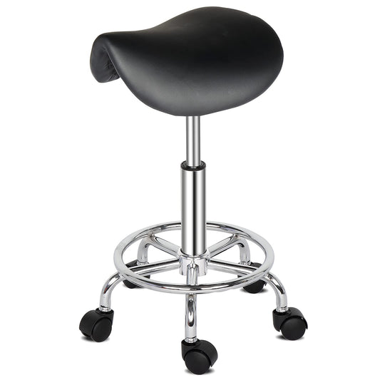 Office Stool, Professional 360 Rotation, Adjustable Height Saddle Stool For Massage Salon Kitchen Office Clinique Pub Sewing Pai