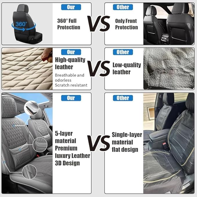 Front Seat Car Seat Covers Custom Fit for Chevrolet/Chevy Cruze 2011-2019 - Premium Faux Leather with Lumbar Support | Breathable, Waterproof, Anti-Slip, Durable (Pink,Front Seat)