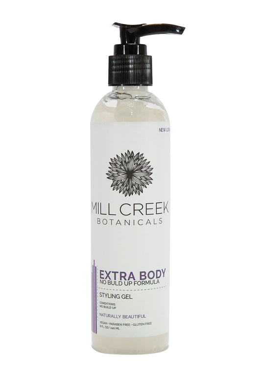 Mill Creek Natural Styling Gel- Extra Body - 8 Fl. Oz/ 240 Ml.
