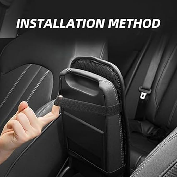 Car Armrest Pad for BMW M4 Competition Convertible Coupe F83 F82 G82, Waterproof Center Console Cushion Pad Cover Armrest Storage Box Mat Protection Interior Accessories,A-Beige
