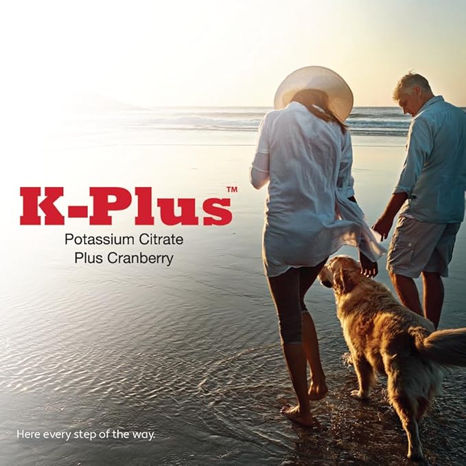 K-Plus Potassium Citrate Plus Cranberry Supplement for Dogs - UTI Remedy Chewable Tablets - Supports Bladder Health - for Every Dog Breed, 200 Chewable Tablets