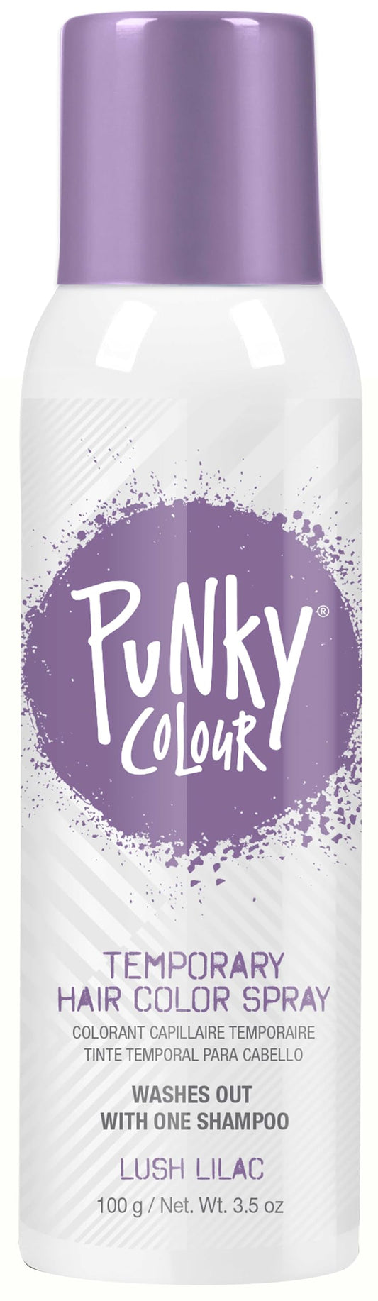 Punky Pastel Temporary Hair Color Spray, Lush Lilac, 3.5 Oz, 1-Pack
