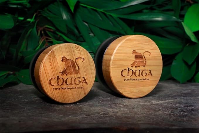 Chuga's Pure Himalayan Shilajit Resin | Naturally Sourced Grade A Shilajit, Organic Shilajit Harvested 16,000 Feet | Lab Tested in USA, 74+ Fulvic Acid | 100 Servings per 20 Gram Jar (Pack of 2)