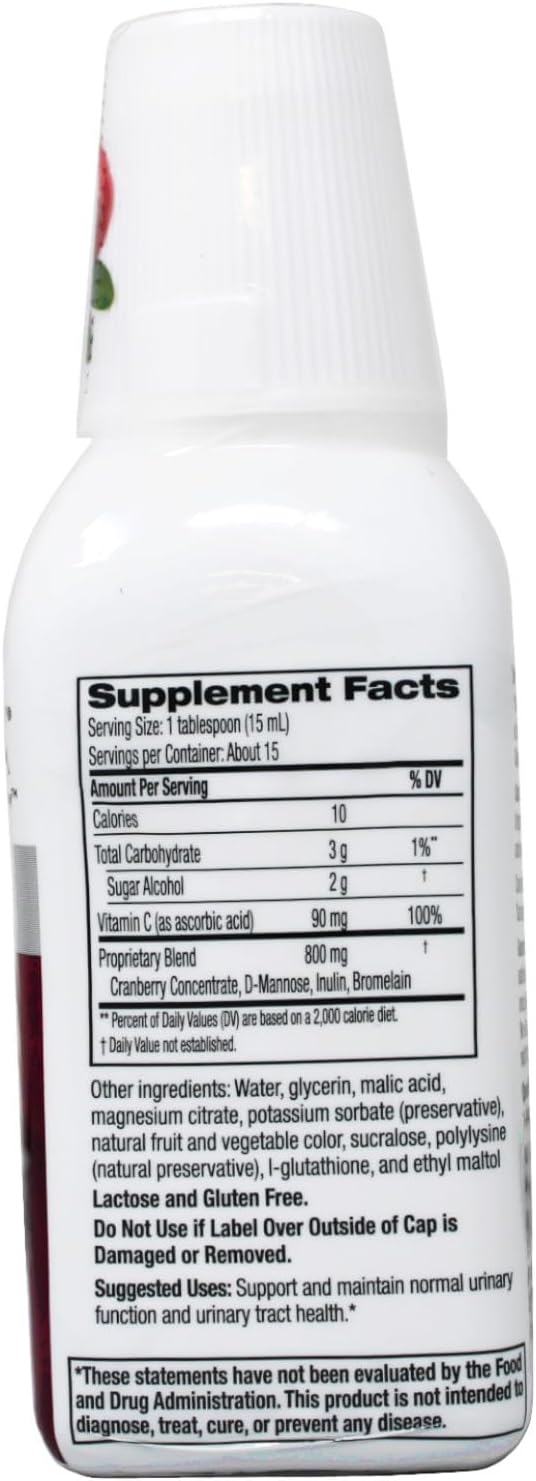 Cystex Urinary Health Maintenance Cranberry 7.6 oz (Packs of 2)