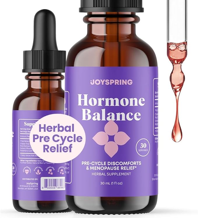 JoySpring Children Vitamin D Drops, Saffron Supplements Gummies for Kids, Hormone Balance for Women