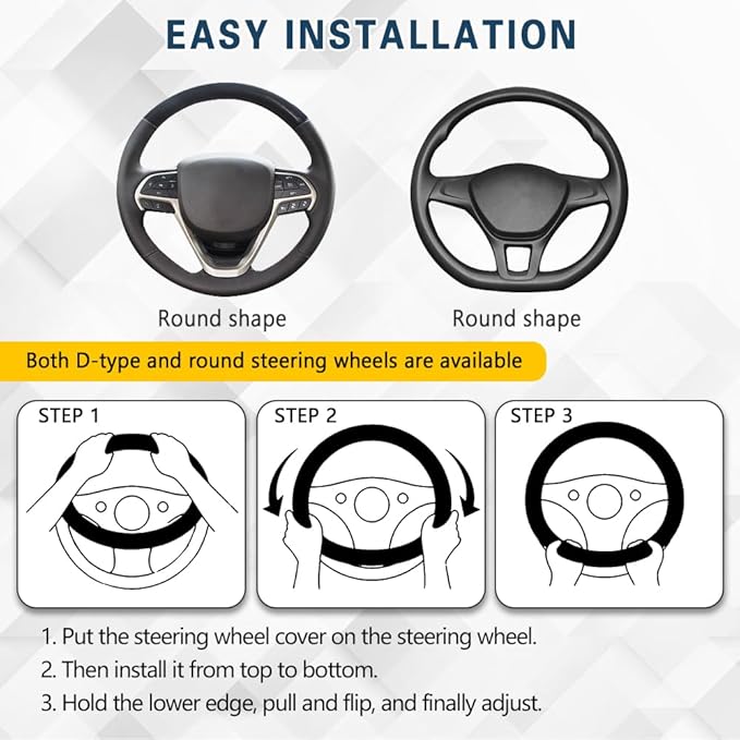 Car Steering Wheel Cover, Steering Wheel Accessories, Universal 15 Inch Microfiber Breathable LCE Silk, Car Accessories Breathable Anti-Slip Protector Universal for SUV Sedan Truck (Green)