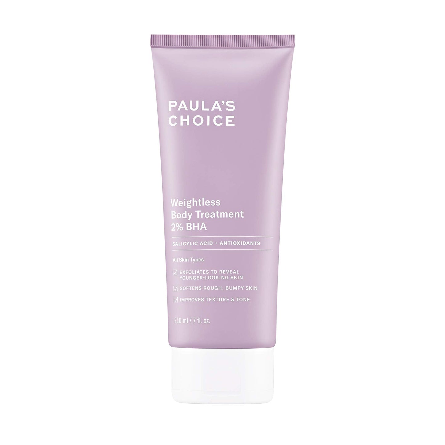 Paula's Choice Weightless Body Treatment 2% BHA, Salicylic Acid Exfoliant, Moisturizer for Keratosis Pilaris (KP) Prone Skin & C