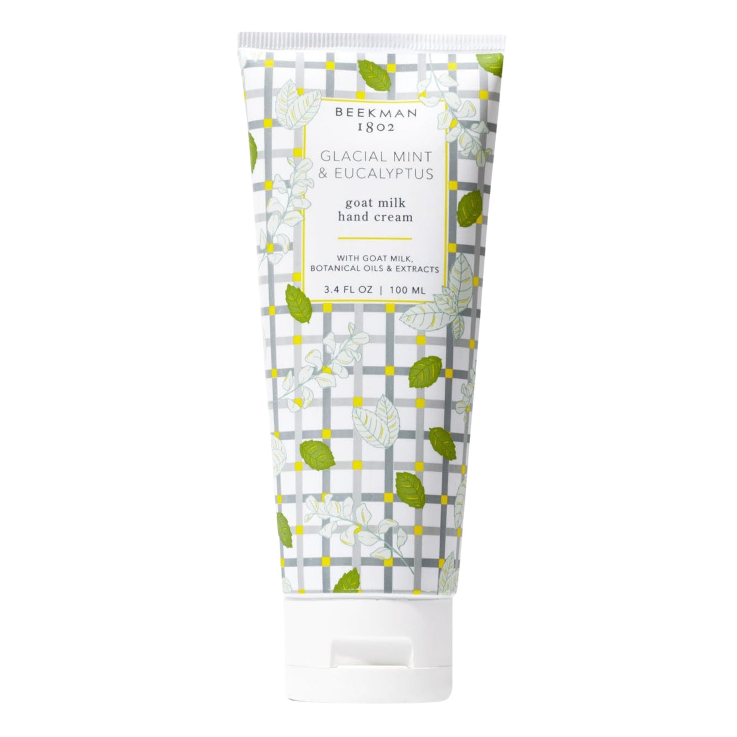 Beekman 1802 Glacial Mint & Eucalyptus Hand Cream - 3.4 Oz - Scented - Nourishes, Hydrates & Repairs - With Goat Milk, Shea Butt