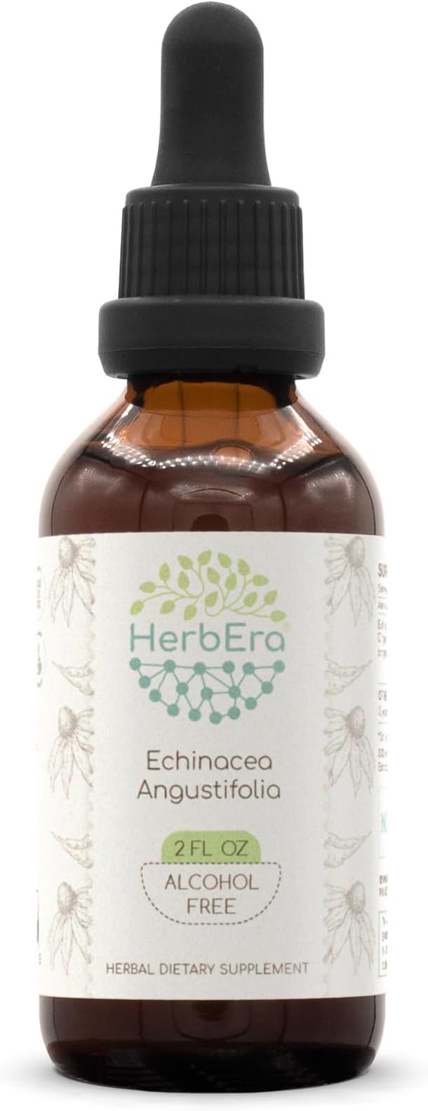 Echinacea Angustifolia B60 Alcohol-Free Herbal Extract Tincture, Super-Concentrated Responsibly farmed Echinacea(Echinacea spp.) 2 fl oz