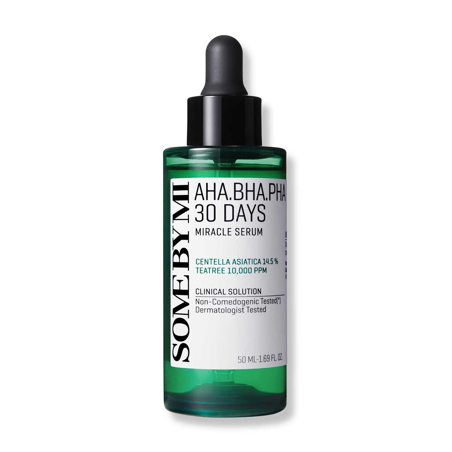 Some By Mi Aha Bha Pha 30 Days Miracle Serum - 1.69Oz, 50Ml - Made From Tea Tree Water For Sensitive Skin - Daily Korean Face Se