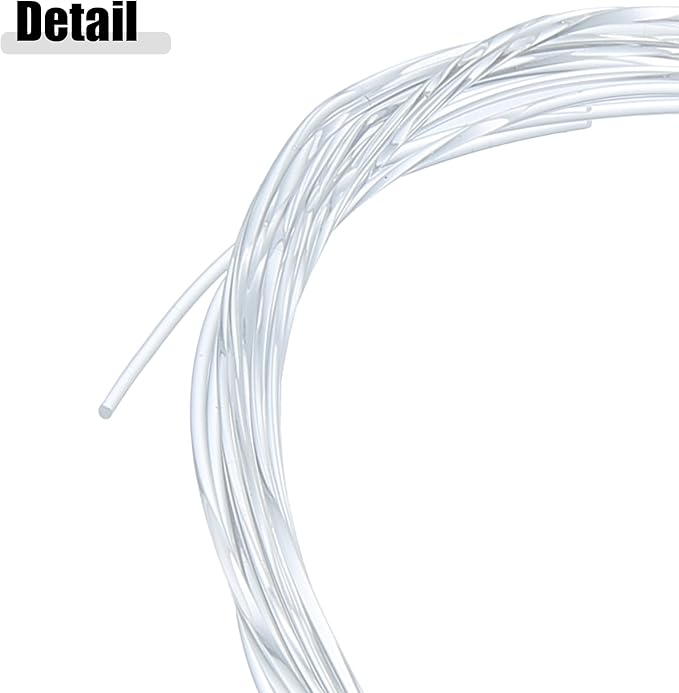 ACROPIX 3.5mm 0.14" 5m 16.40ft Universal Glow Optic Fiber Cable Car Light Decoration Clear - Pack of 1